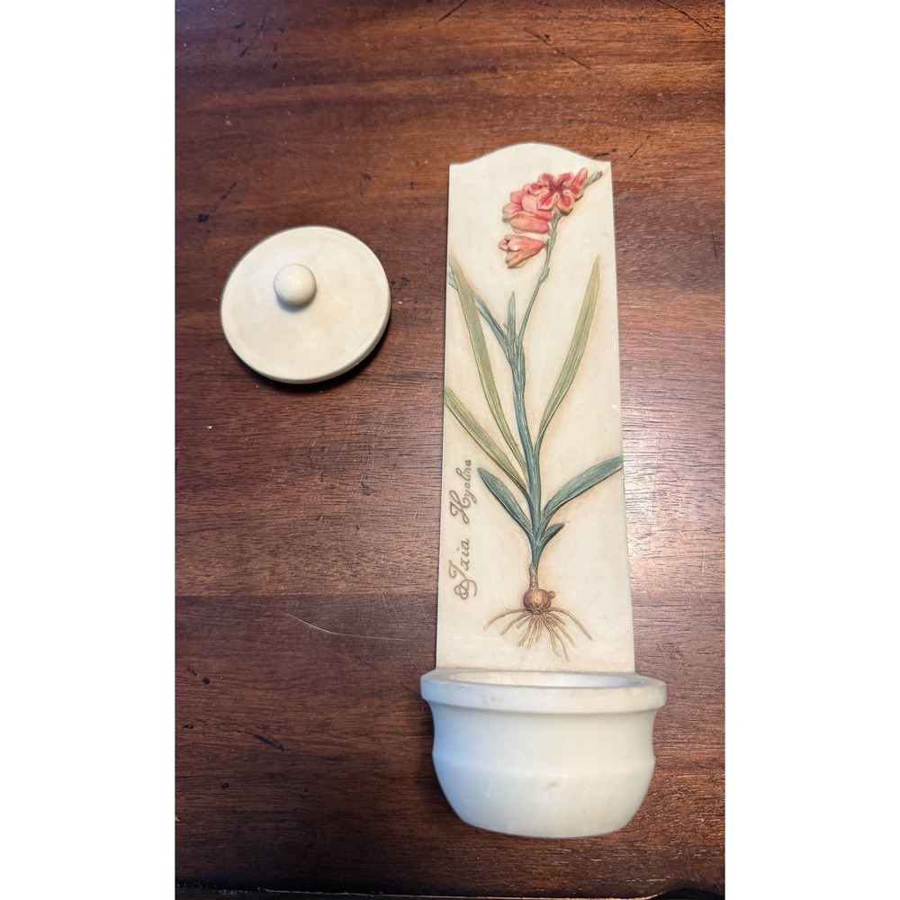 Ibis & Orchid Boxes Of Light Tea Light Holder Resin Ixia hyalina Flower